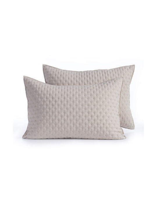 Nef-Nef Homeware Valia Pillowcase Set Aqua 52x72cm.