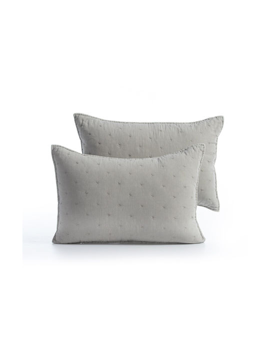 Nef-Nef Homeware Elements Set Față de Pernă Oxford Matlasat Ecru 52x72cm.