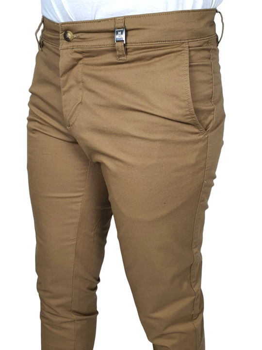 Mezzo Uomo Pantaloni pentru bărbați Chino Camel