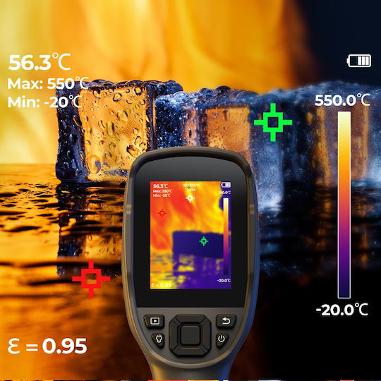 Topdon Tc004 Handheld Thermal Camera with 3.5" Screen for Temperatures from 20°C to 350°C