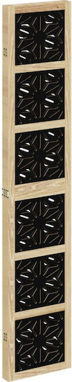 vidaXL Decorative Room Divider Wooden with 4 Panels 140x200cm
