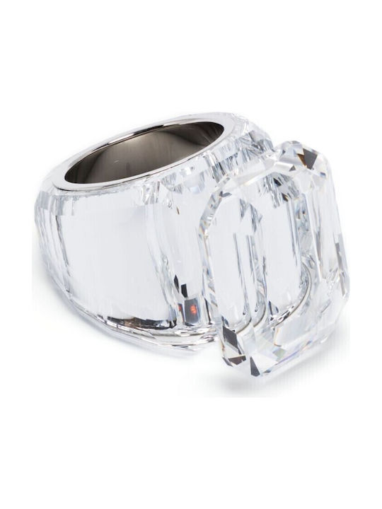 Swarovski Women's Steel Ring with Stone