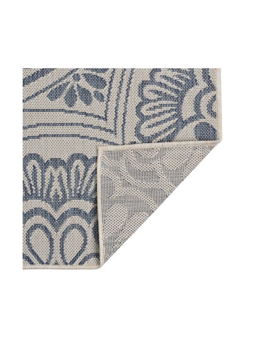 vidaXL Rug Outdoor Rectangular Blue