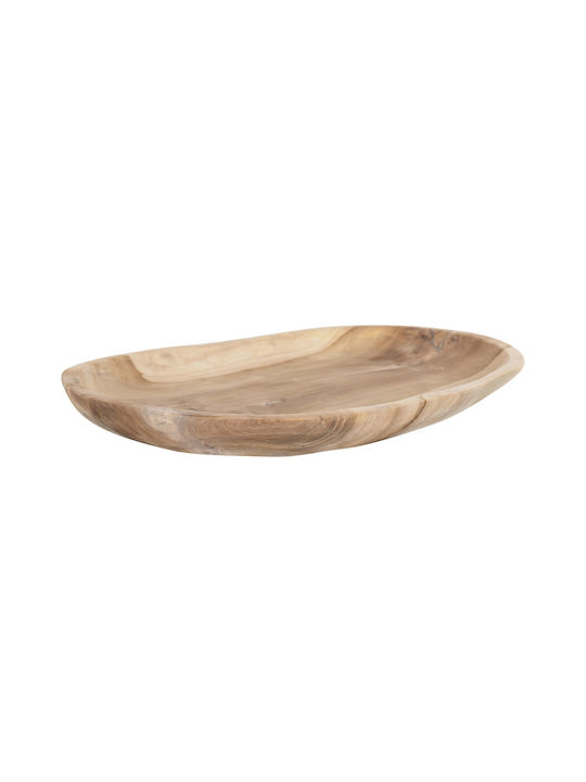 HomeMarkt Tavă Decorativă Lemn Oval 1buc