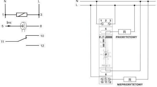 Priority Relay 16a 230v Pr-613