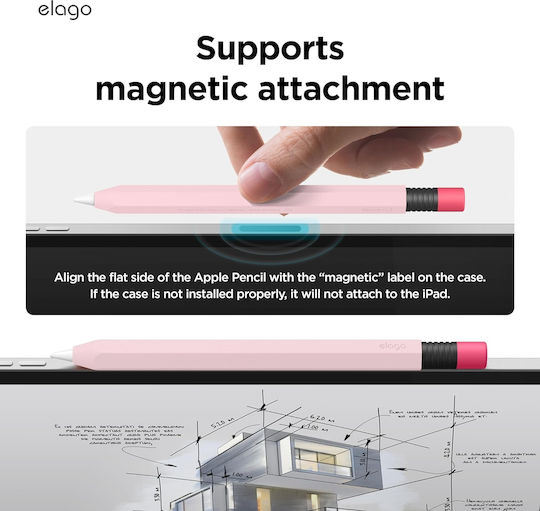 Elago Stylus Case Classic Pencil Pink