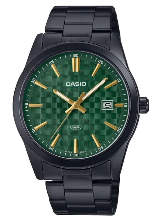 Casio Men's Watch 41mm Battery with Black Metal Bracelet