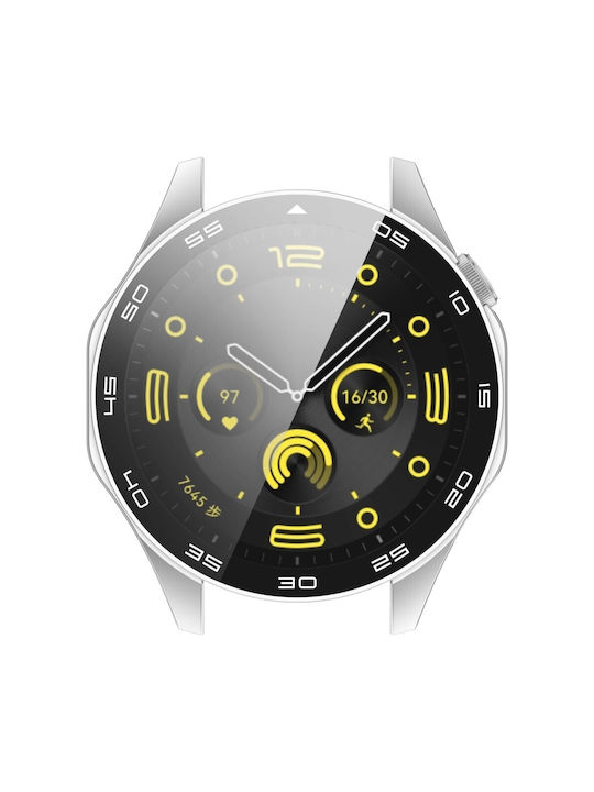 Пластмасов Калъф Black Silver за Huawei Watch GT 4 46mm
