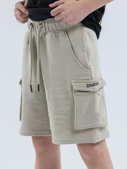 Șort/Salopetă Copii din Material Textil Bej