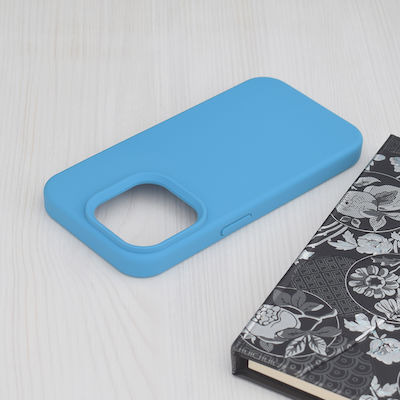 Techsuit Silicone Back Cover Blue (iPhone 15 Pro)