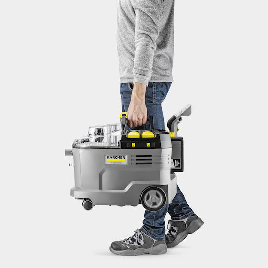 Karcher Puzzi 9/1 Bp Rechargeable Vacuum Wet / Dry Without Charger and Battery with Plastic Bin 9lt