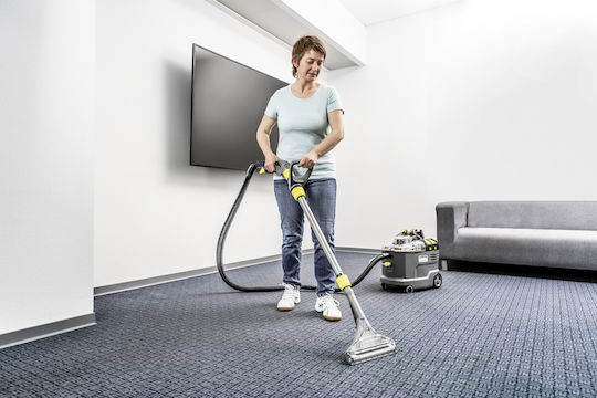 Karcher Puzzi 9/1 Bp Adv Rechargeable Vacuum Wet / Dry Without Charger and Battery with Plastic Bin 9lt