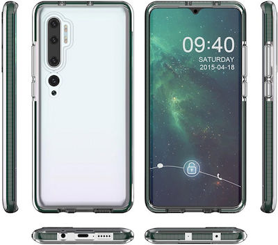 Hurtel Spring Case Umschlag Rückseite Silikon 1mm Türkis (Xiaomi Mi Note 10 / Mi Note 10 Pro)