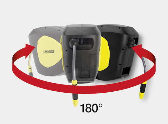 Karcher CR 5.220 Automatic Wall Mounted Garden Hose Box With 20m Hose