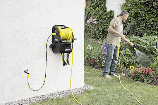 Karcher HR 7.315 Wall Mounted Garden Hose Box with 15m Hose with Rewind Handle