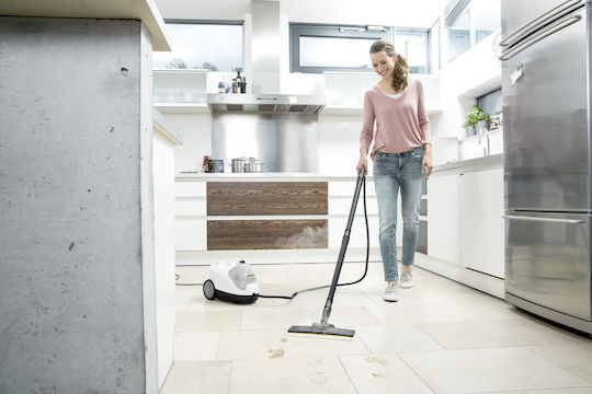 Karcher SC 4 Easyfix Steam Cleaner 3.5bar with Wheels and Stick Handle