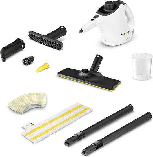 Karcher SC 1 EasyFix Ατμοκαθαριστής Πίεσης 3bar με Ρόδες και Κοντάρι
