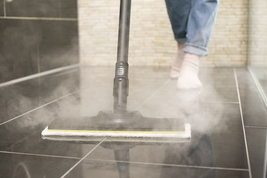 Karcher SC 1 EasyFix Ατμοκαθαριστής Πίεσης 3bar με Ρόδες και Κοντάρι