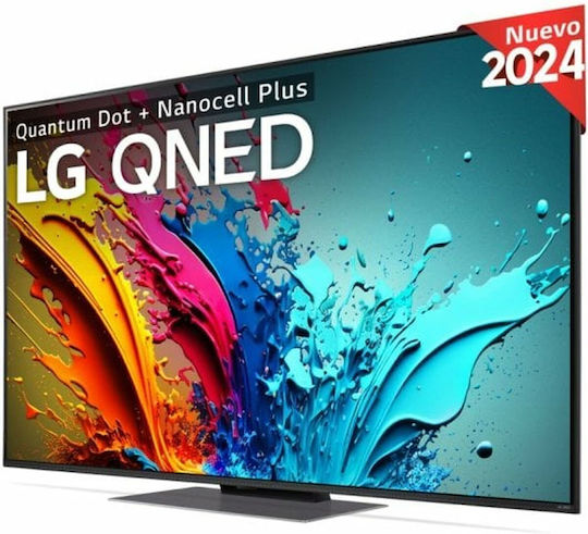 LG Smart Τηλεόραση 55" 4K UHD QNED QNED87 HDR (2024) 55QNED87T6B