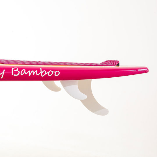 SCK BAMBOO Ruby 11'6'' Bamboo Σανίδα SUP με Μήκος 3.5m Ροζ