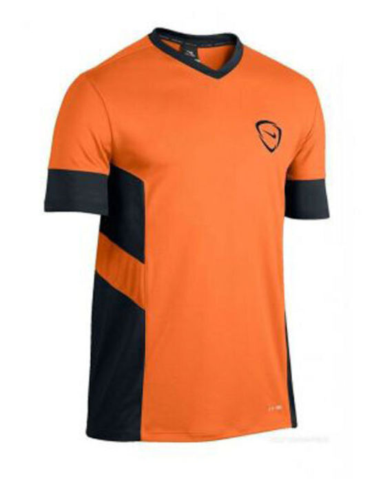 Nike Academy Training Jersey Men's Athletic T-shirt Short Sleeve with V-Neck Orange