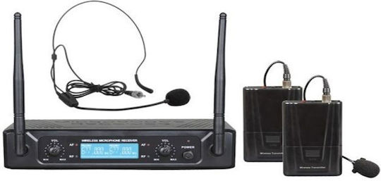 ZZiPP TXZZ52 Комплект Безжично Микрофон Глава за Вокали в Черен Цвят