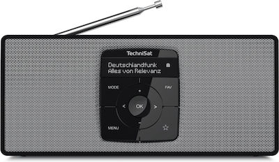 Technisat Tabletop Radio Electric DAB+ with Bluetooth Black