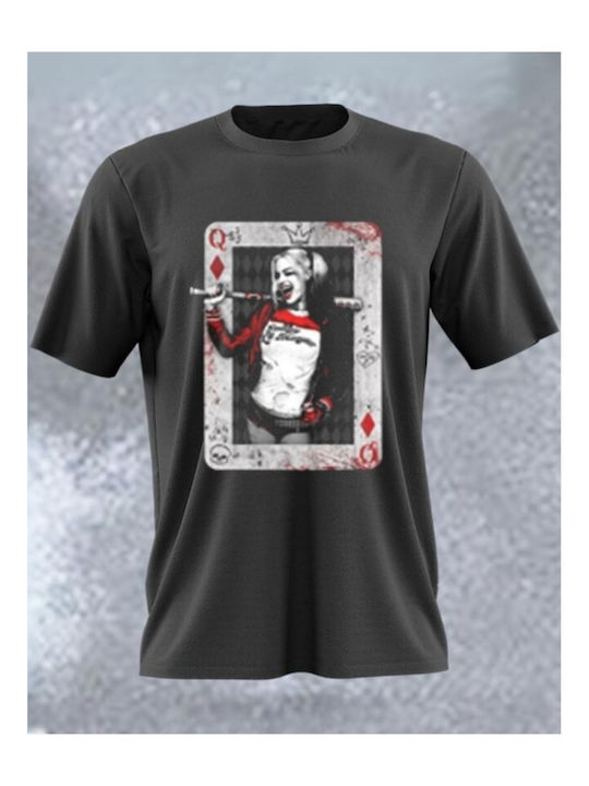 Men's Blouse Harley Quinn Mb203-black