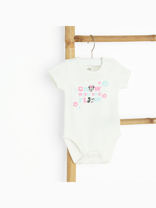 Cool Club Baby-Body-Set Kurzärmelig Weiß 4Stück