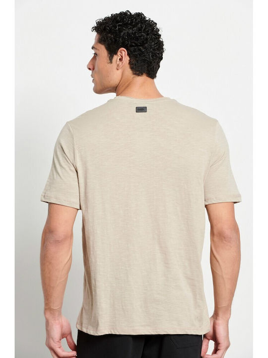 BodyTalk T-shirt Bărbătesc cu Mânecă Scurtă beige