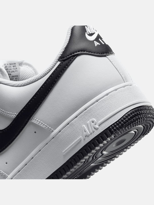 Air Force 1 '07 Ανδρικά Sneakers Λευκό - Μαύρο
