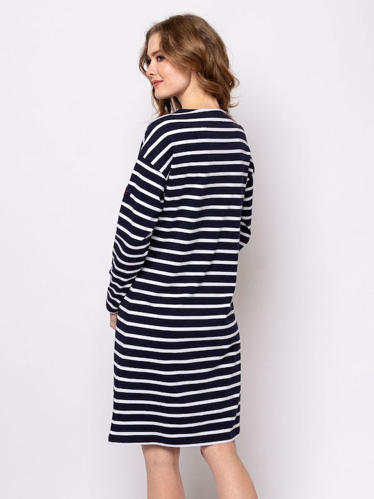 Mini Dress Navy Blue