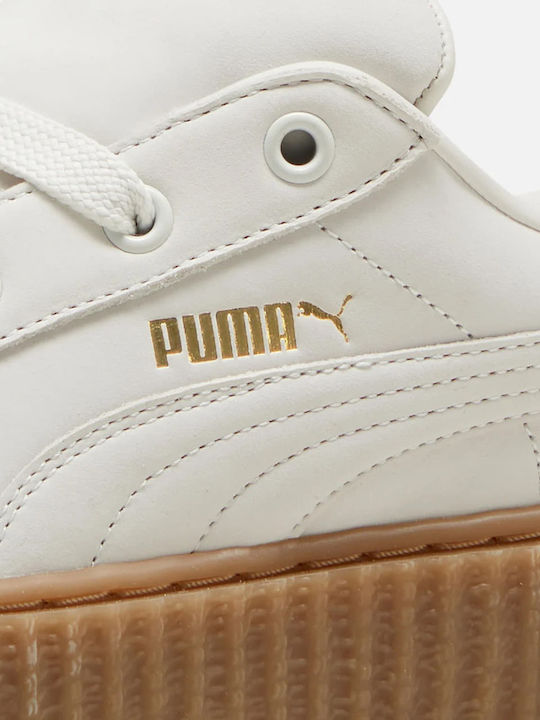 Fenty Creeper Phatty Sneakers Warm White-puma Gold-gum
