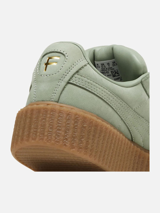 Fenty Creeper Phatty Sneakers Green Fog-puma Gold-gum
