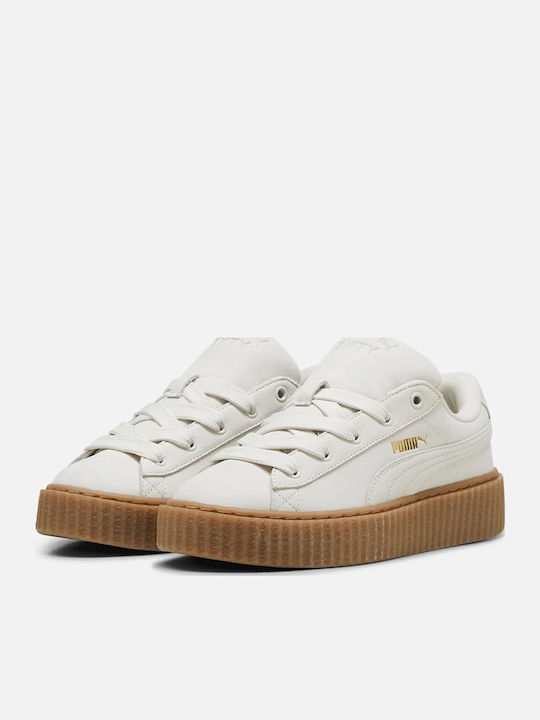 Fenty Creeper Phatty Sneakers Warm White-puma Gold-gum