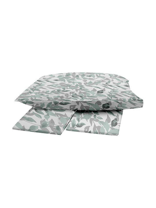 Sunshine Παπλωματοθήκη Μονή 170x250 Menta Grey