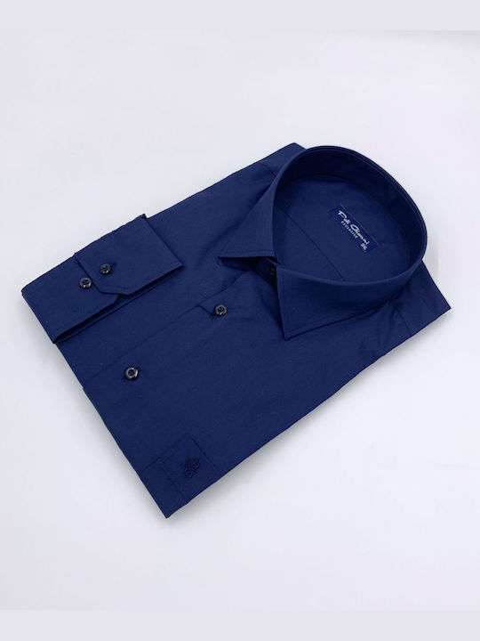 Poli Gianni Herrenhemd Dark Blue