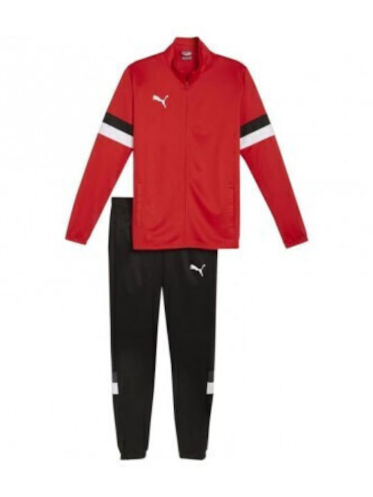 Puma Team Rise Set Sweatpants Red