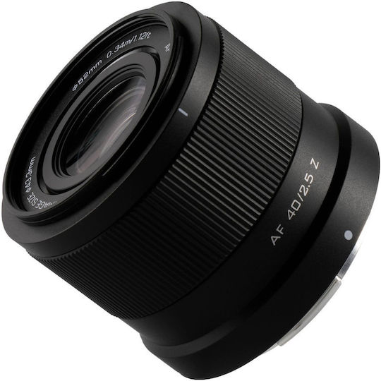 Viltrox Full Frame Camera Lens AF 40mm f/2.5 Fixed for Nikon Z Mount Black