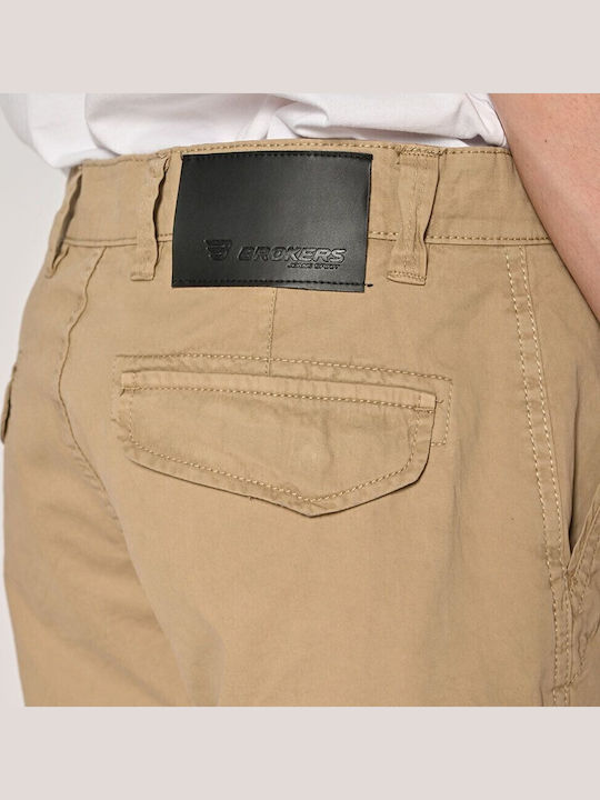 Herrenshorts Cargo Beige