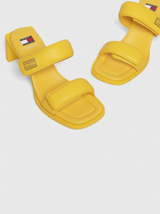 Leather Sandals Yellow
