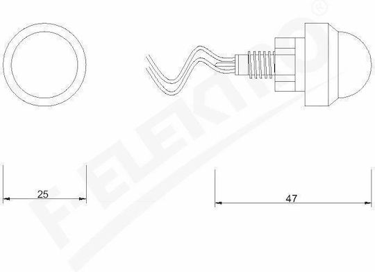 LED Indicator Light Green 24V (F4.0074)
