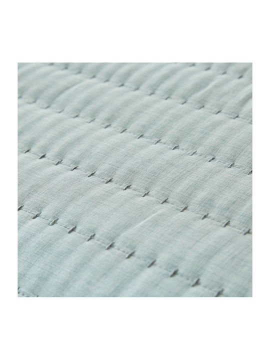 Liolios Home Da Capo Tagesdecke Übergröße Aqua 240x260cm