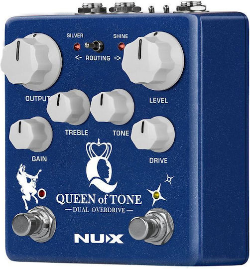 NUX NDO-6 Queen of Tone Dual Stacked Overdrive NDO-6 Pedals Electric Guitar