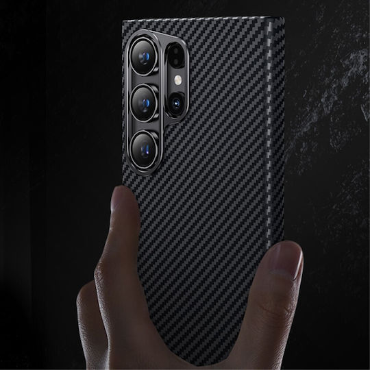 Benks Back Cover Aramid Fiber Negru (Galaxy S24 Ultra)