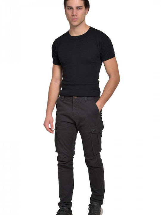 Παντελόνι Cargo Ελαστικό Dark Grey