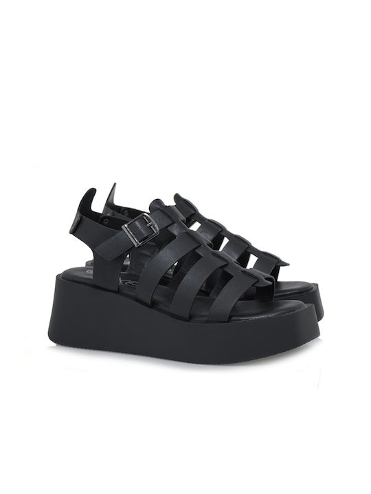Exe Women's Platform Shoes Black