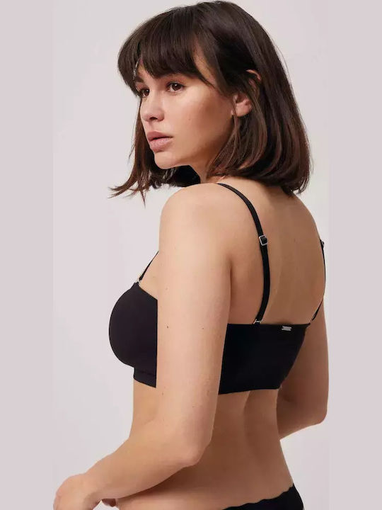 Ysabel Mora Bralette Σουτιέν Μαύρο