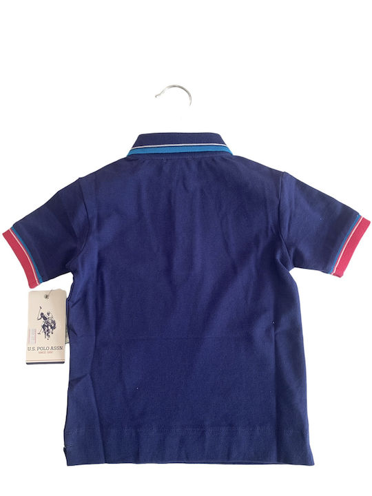 U.S. Polo Assn. Kinderpolo Kurzarm Blau