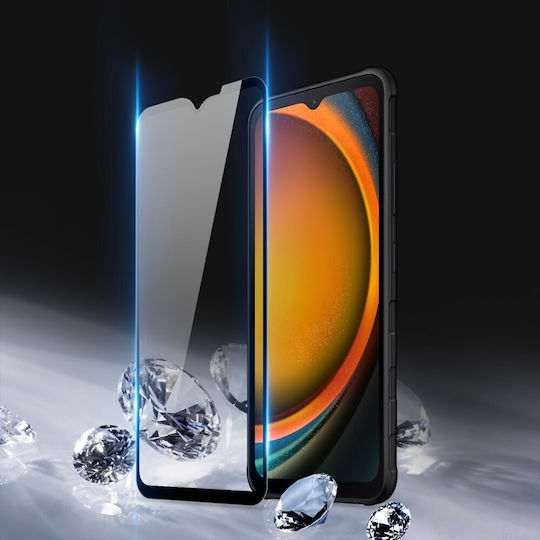 Dux Ducis 0.33mm Full Face Tempered Glass Μαύρο (Samsung Galaxy Xcover 7, Dux Ducis)